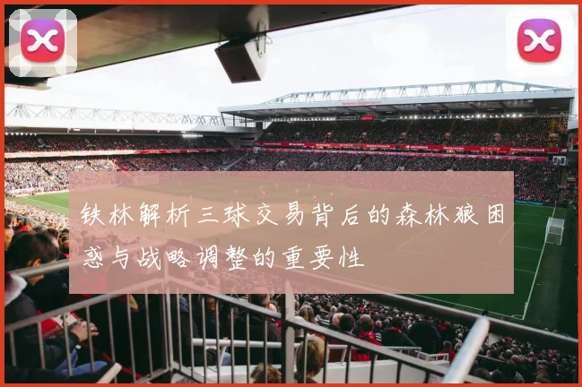 铁林解析三球交易背后的森林狼困惑与战略调整的重要性
